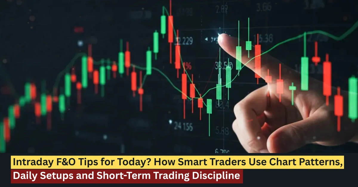 Intraday F&O tips for today with trading chart patterns, candlestick market analysis and short-term trading discipline for smart traders