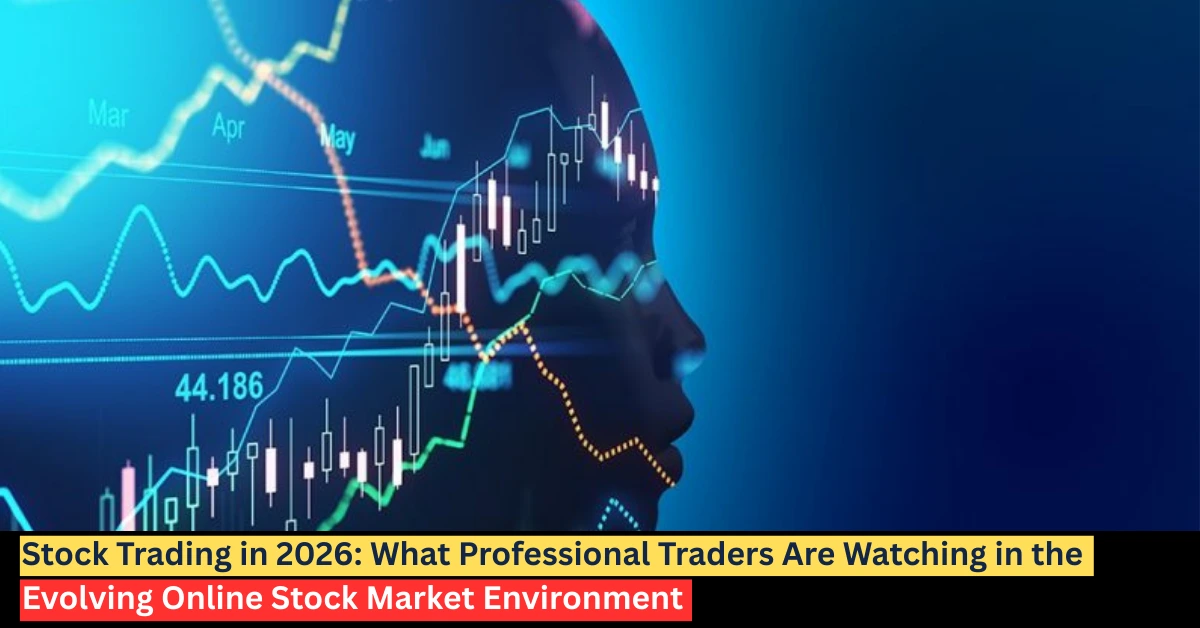 Stock trading analysis on online stock trading platforms showing stock market charts and equity trades data.