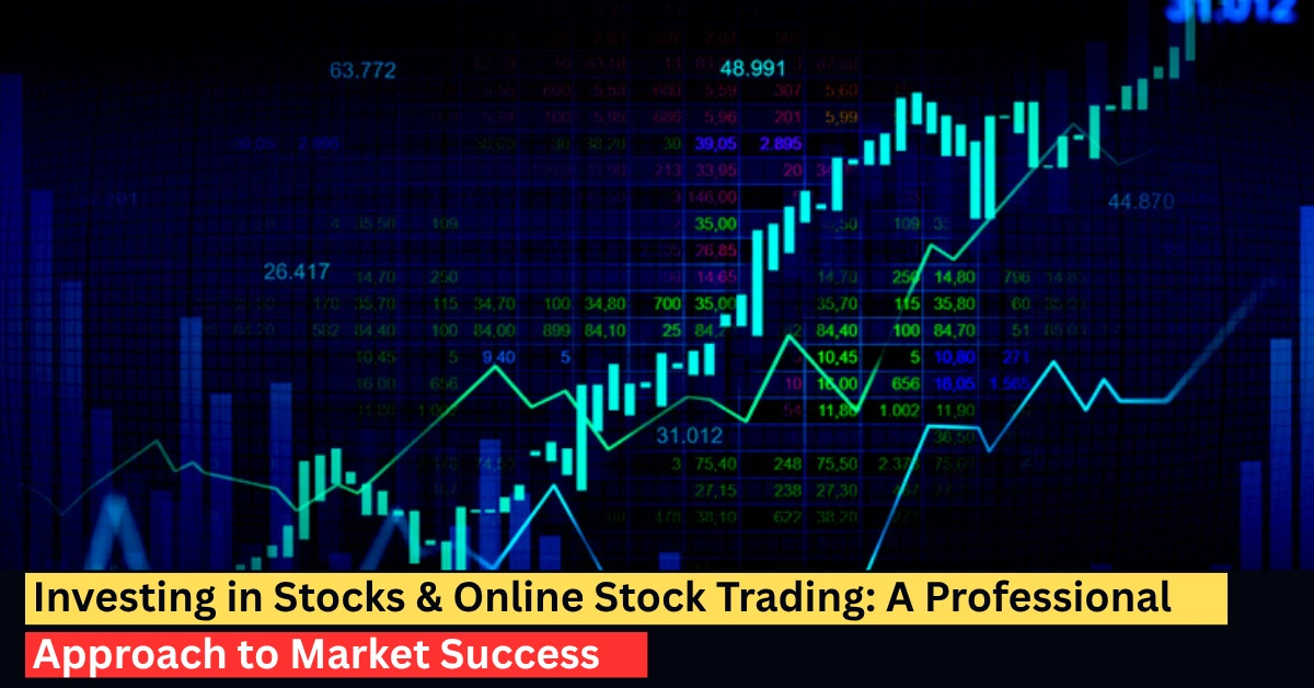Stock market trading workspace with real-time data and graphs