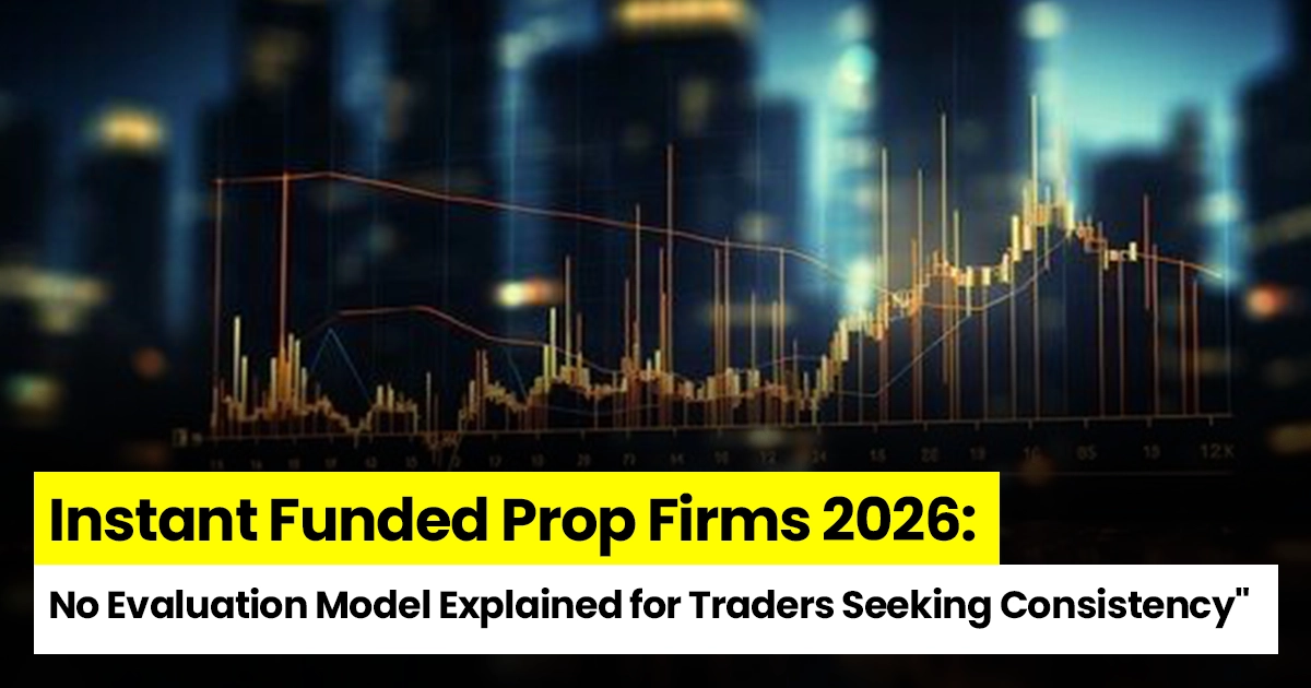 Instant funded prop firm trading dashboard with risk management rules