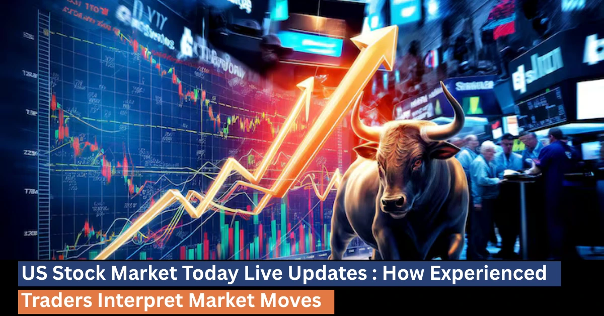 Real-time US stock market chart for traders tracking market movement
