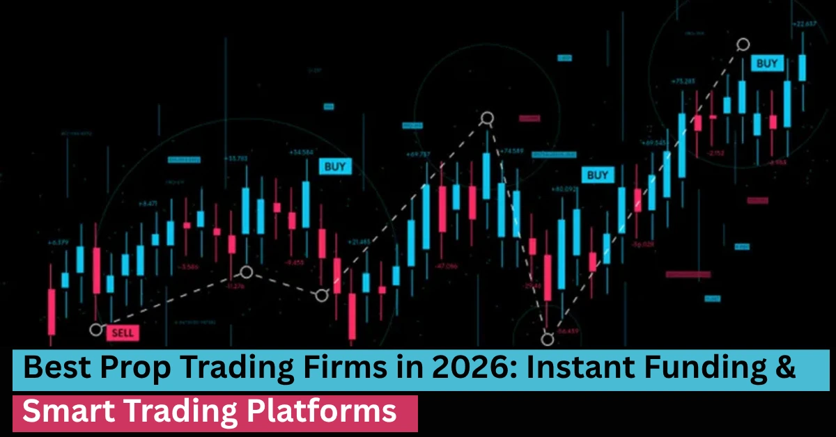 Trader using prop firm account on trading screen