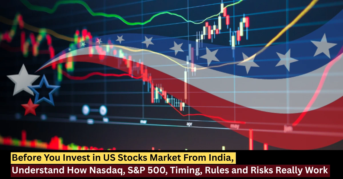 US stock market investing from India with Nasdaq and S&P 500 chart