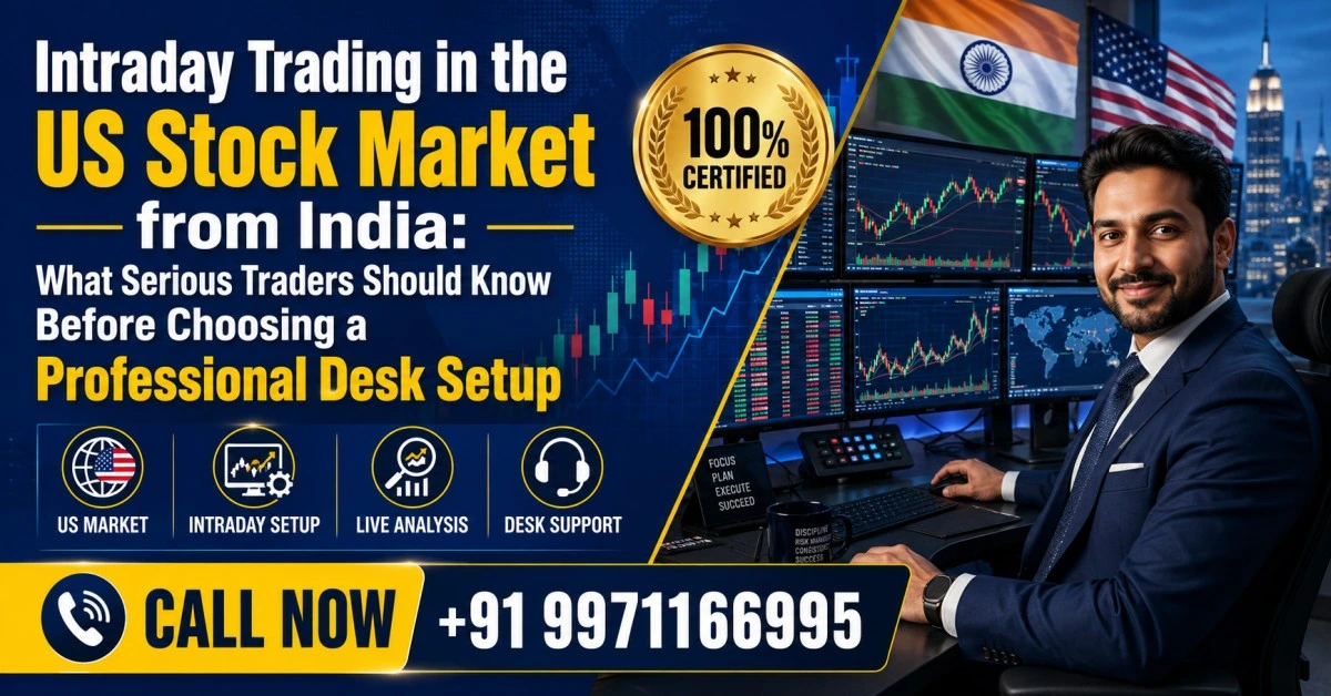 Intraday trading in US stock market from India with BearStreet professional desk setup