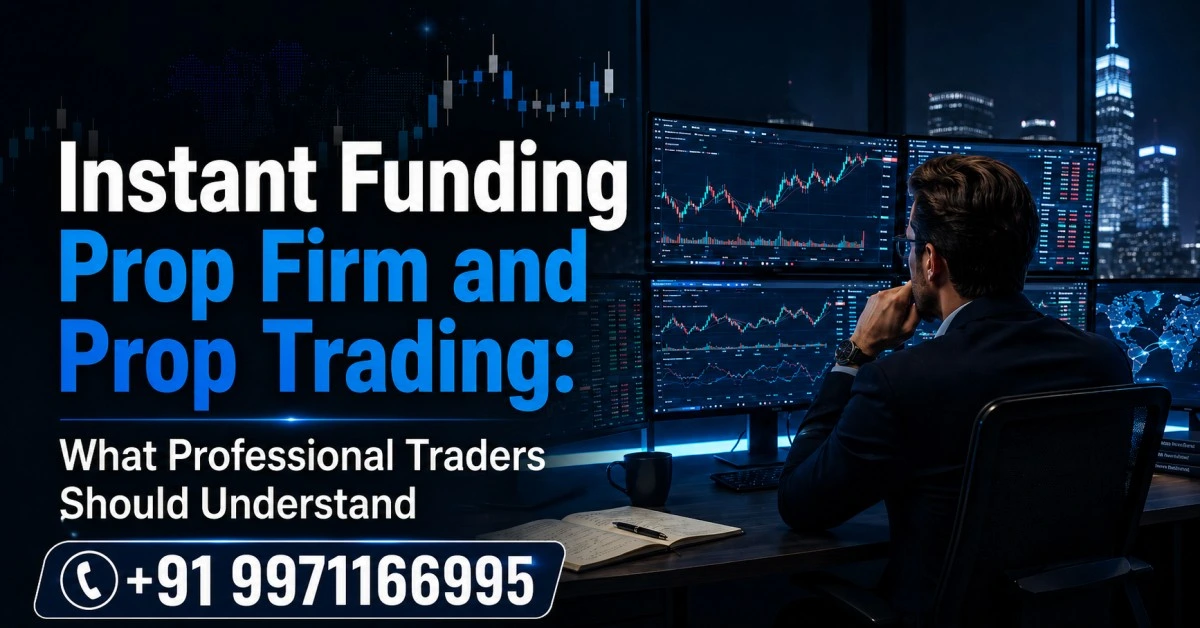 Instant funding prop firm concept for professional prop traders