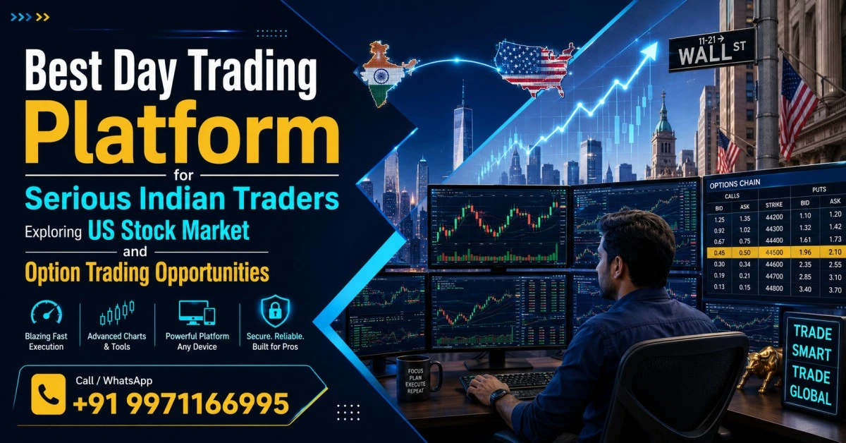 Best day trading platform for serious Indian traders exploring US stock market and option trading opportunities with BearStreet setup.