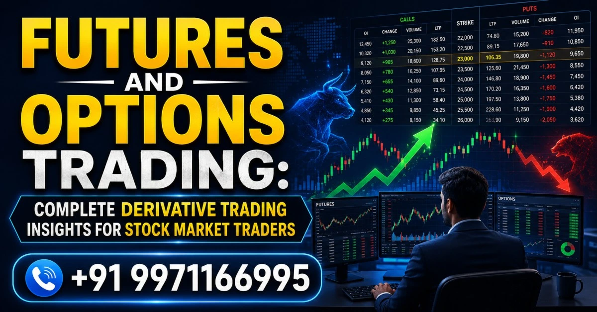 Futures and options trading chart